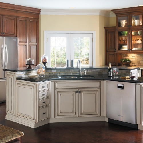 kitchen wood cabinets countertops